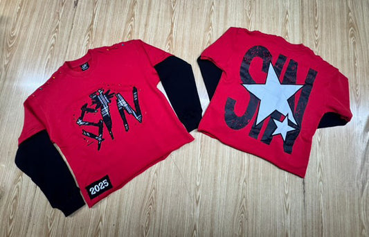 SIN Red Extended Tee